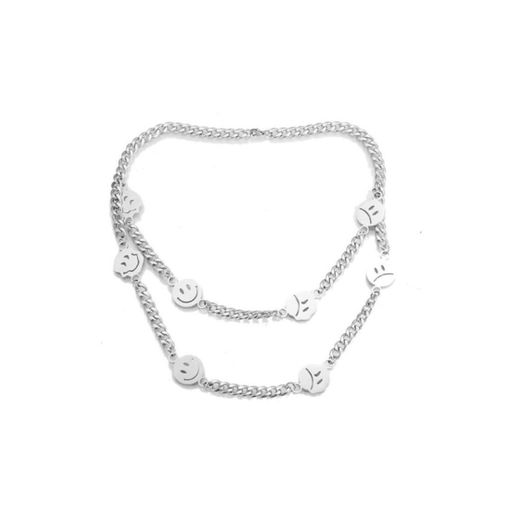 Fake smile layered necklace - Boogzel Apparel