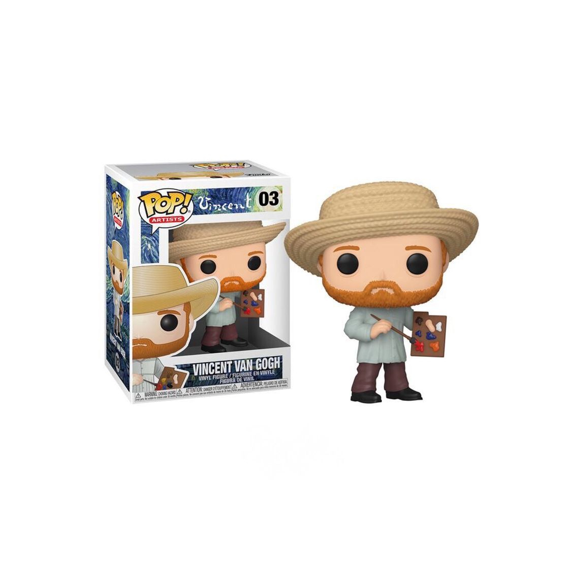 Social Funko- Pop Artists: Vincent Van Gogh Collectible Toy, Multicolor