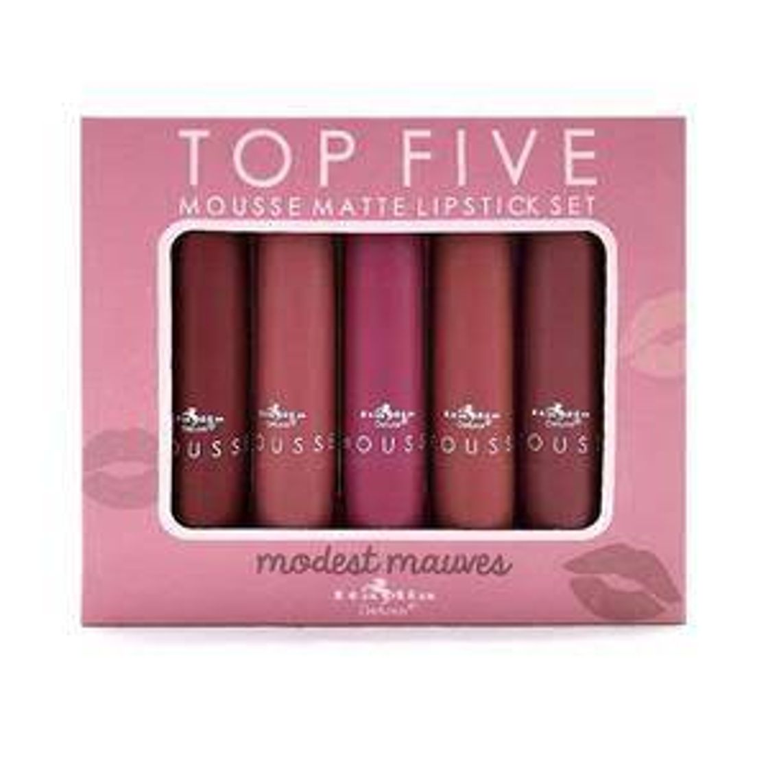 Moda Mousse Matte Lipstick - Top Five Set | Modest Mauves

