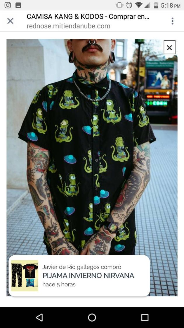 Moda Camisa Kang & Kodos 