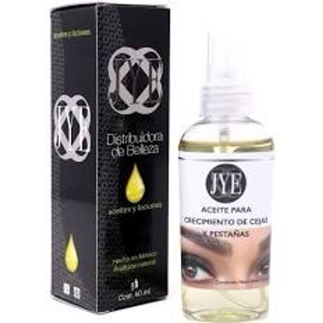 Moda Aceite auxiliar para crecimiento se cejas y pestañas!