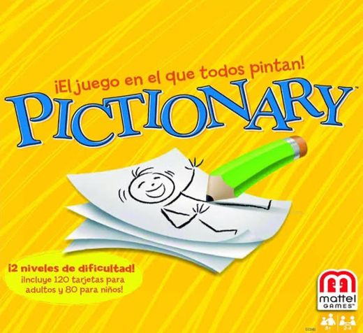 Mattel Games - Pictionary, Juegos de Mesa 