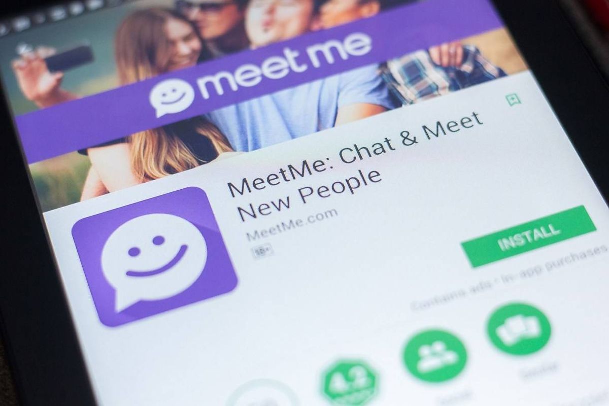 App MeetMe - Go Live, Chat & Meet