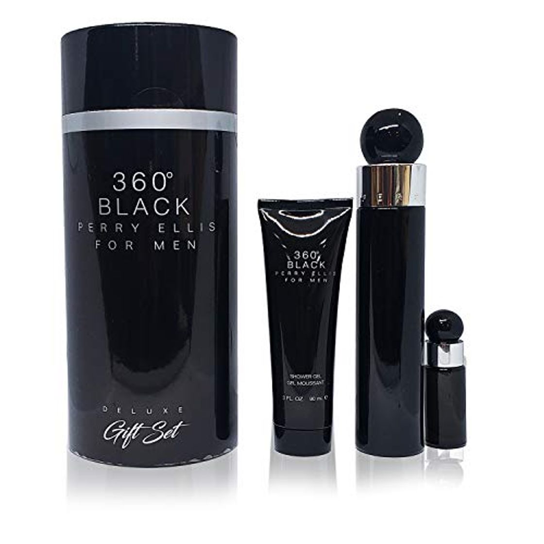 Social Perry Ellis 360 Black by Perry Ellis Gift Set - 3.4 oz