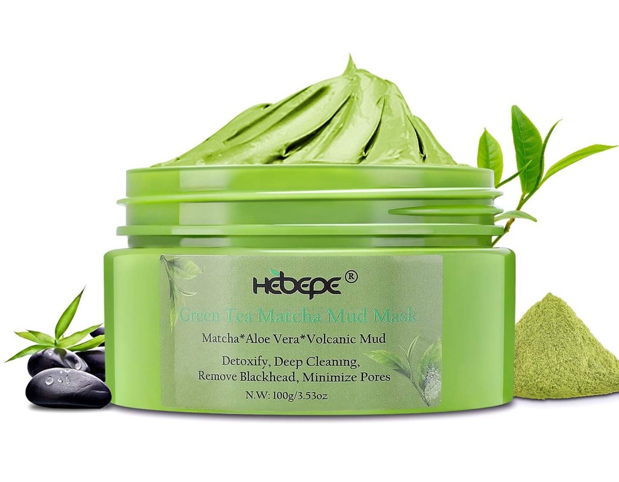 Fashion Hebepe Green Tea Matcha Mud Mask