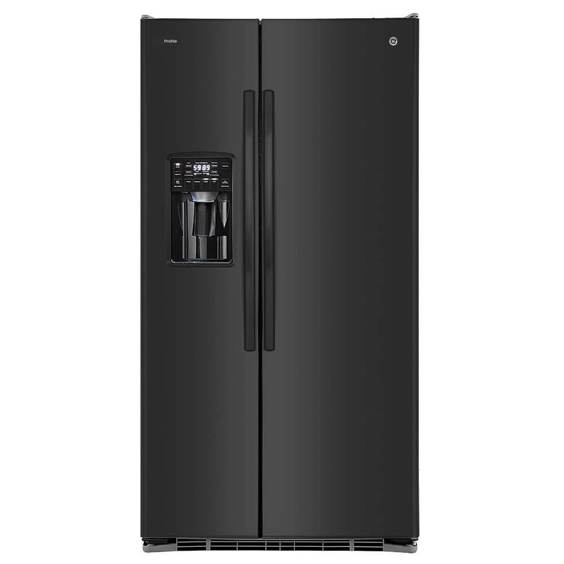 Social Refrigerador GE 26 pies cúbicos negro PNM26PGLCPS
