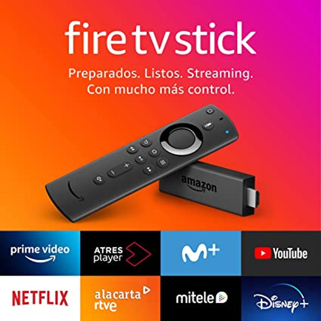 Social Fire Stick Amazon TV con comando de voz Alexa
