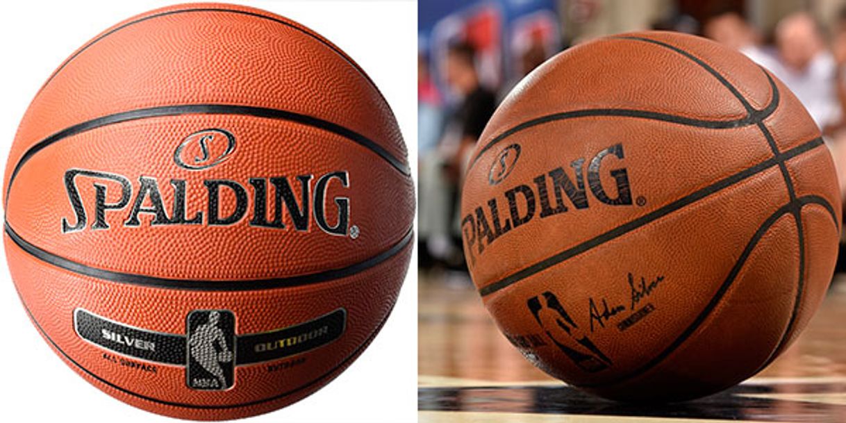 Fitness Spalding NBA Silver Outdoor 83-494Z Balón de Baloncesto