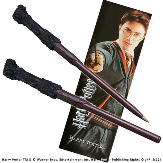 Harry Potter wand pen and bookmark set.