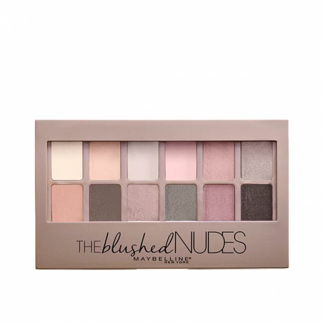 Moda Maybelline maquillaje eye shadow the blushed nudes