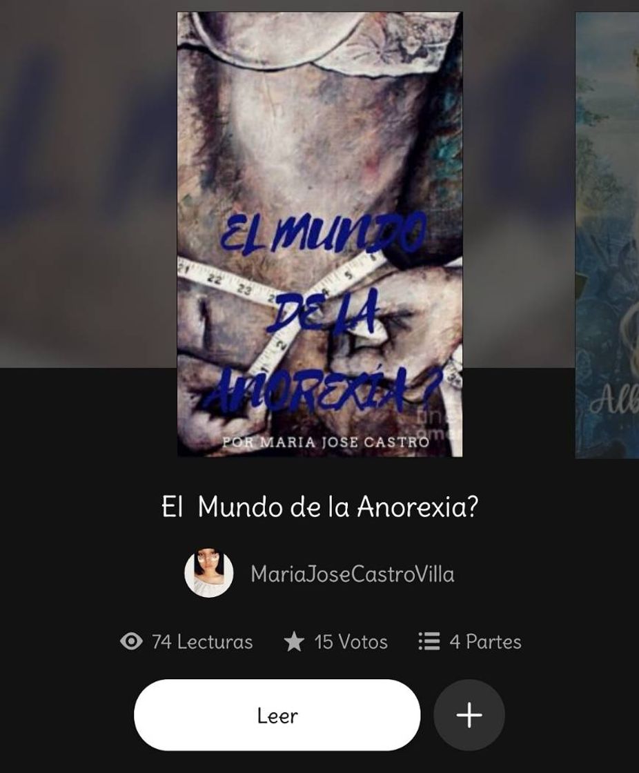 Libro El mundo de la Anorexia 