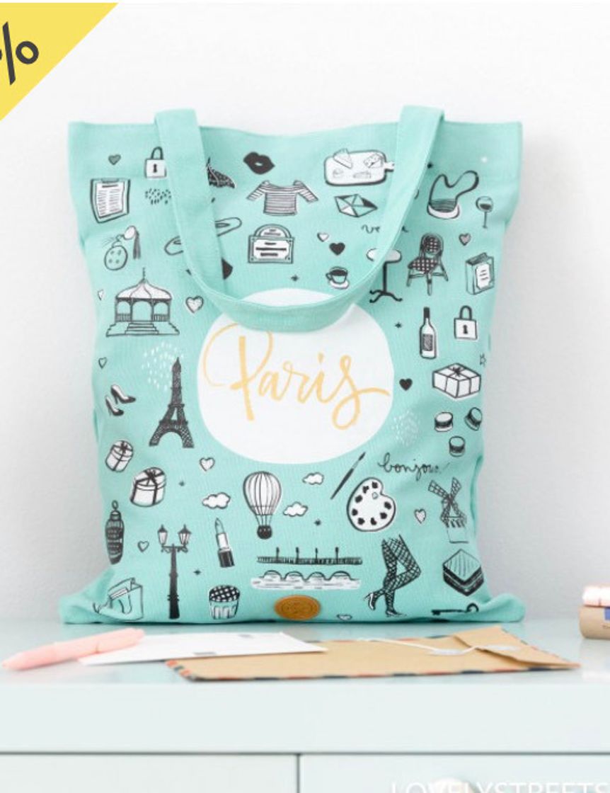 Producto Tote bag Paris - Lovely Streets - Mr