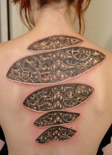 Tatuaje de Hiperrealismo / Metalmecamico 