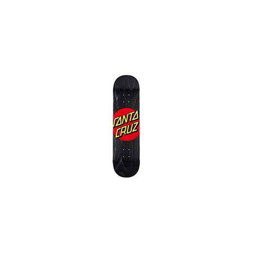 Santa Cruz Skateboard Deck Classic Dot Wide Tip - 8.3 Inch Negro