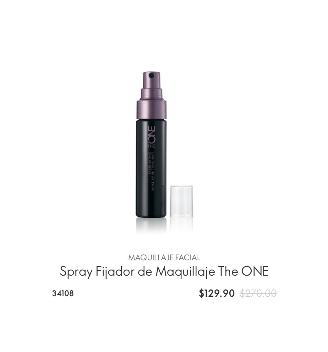 Producto Spray fijador de maquillaje