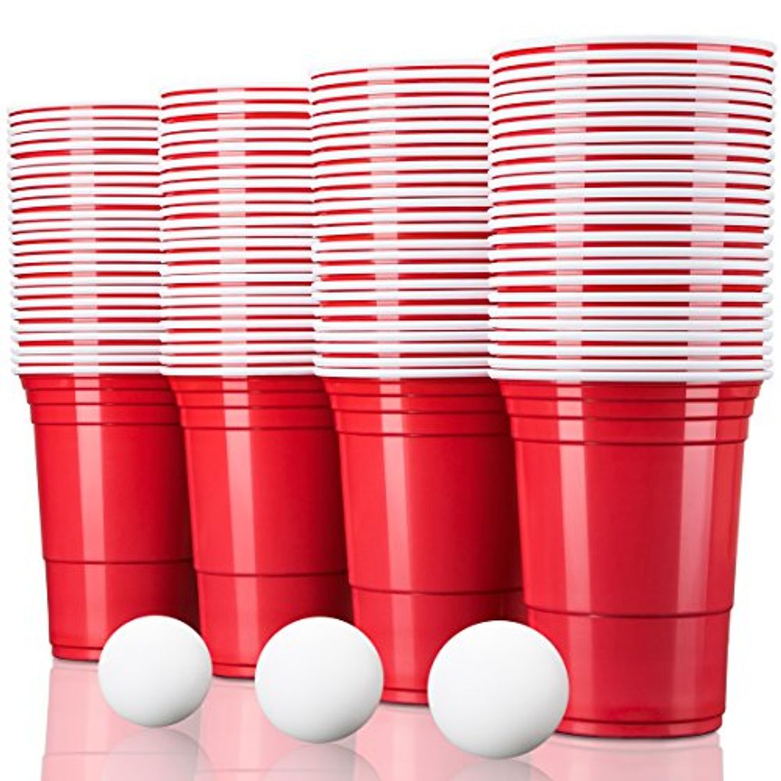 Product TRESKO® Vaso para Fiestas Vaso de plástico, Vaso de plástico para Bebidas,