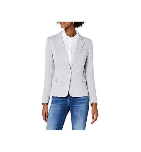 VERO MODA VMJULIA LS BLAZER DNM NOOS, Chaqueta de traje Mujer, Gris