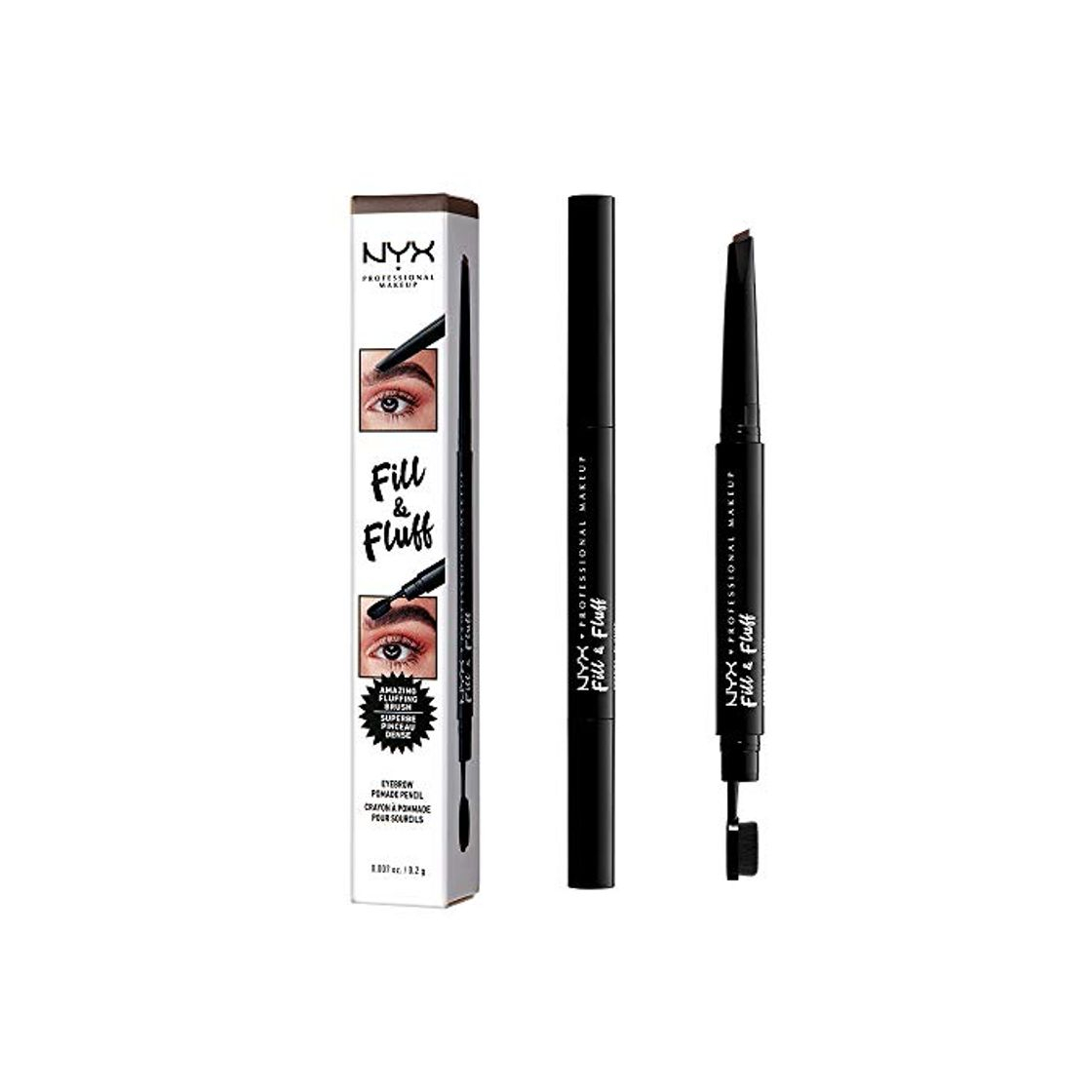 Producto Nyx Fill & Fluff Eyebrow Pomade Pencil #Chocolate 15 gr 20