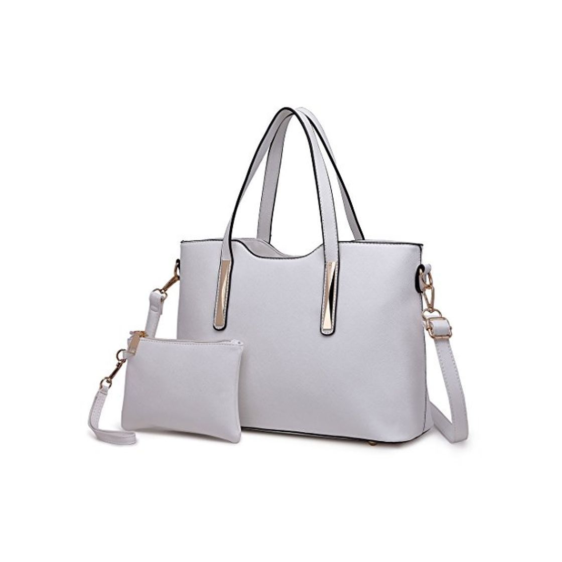 Social Miss Lulu Bolsas de Señoras Moda Cuero Pu 2 Piezas Totalizador Bolsos