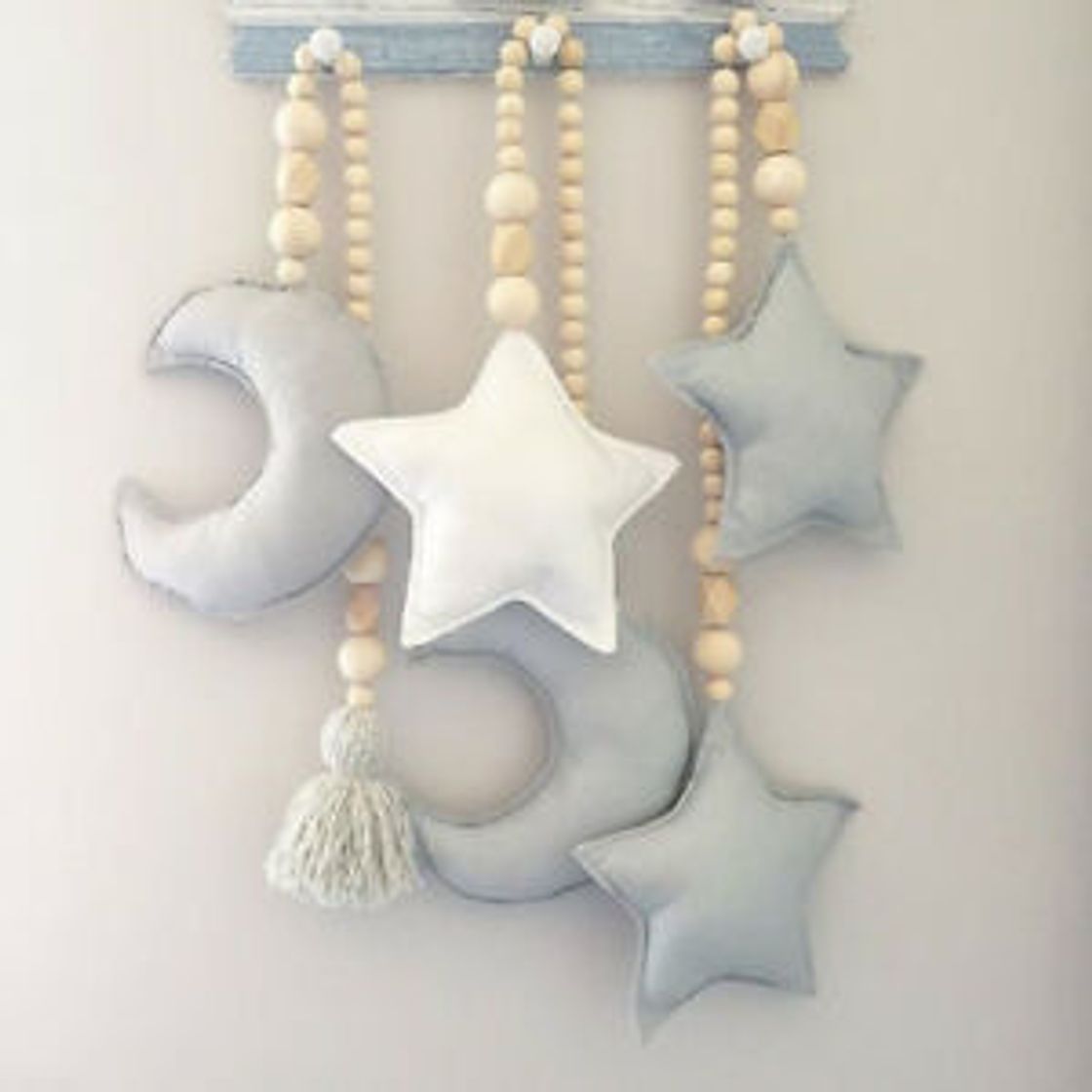 Productos Wooden Bead and moon Star 