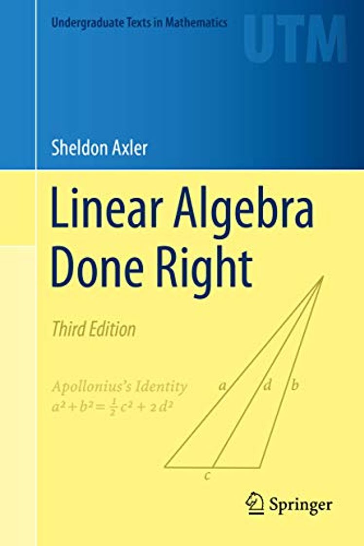 Book Linear Algebra Done Right