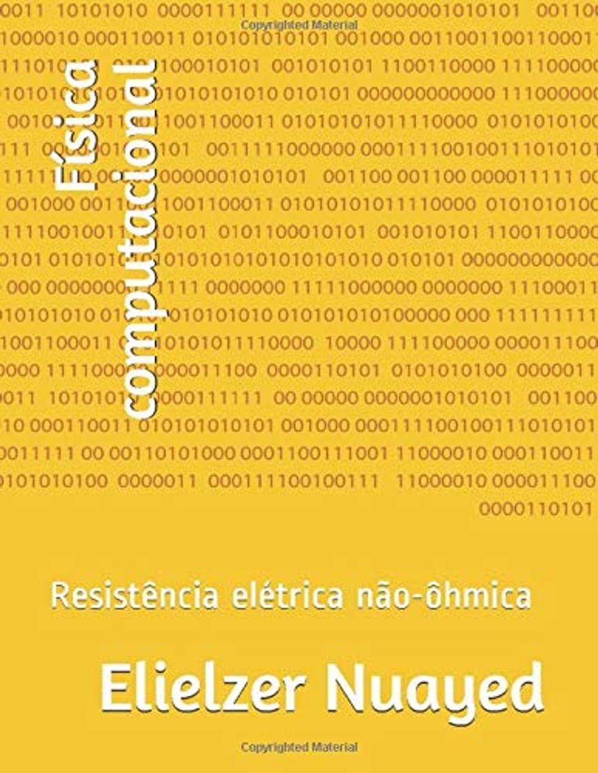 Book Física computacional: Resistência elétrica não