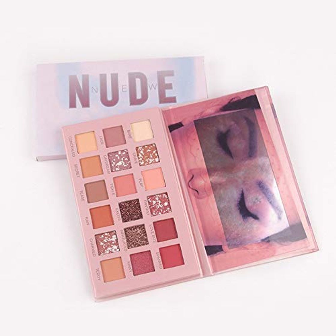 Producto DOUYUAN 18 Nude Color Brillante Sombra De Ojos Nacarado Maquillaje Ahumado Pigmento