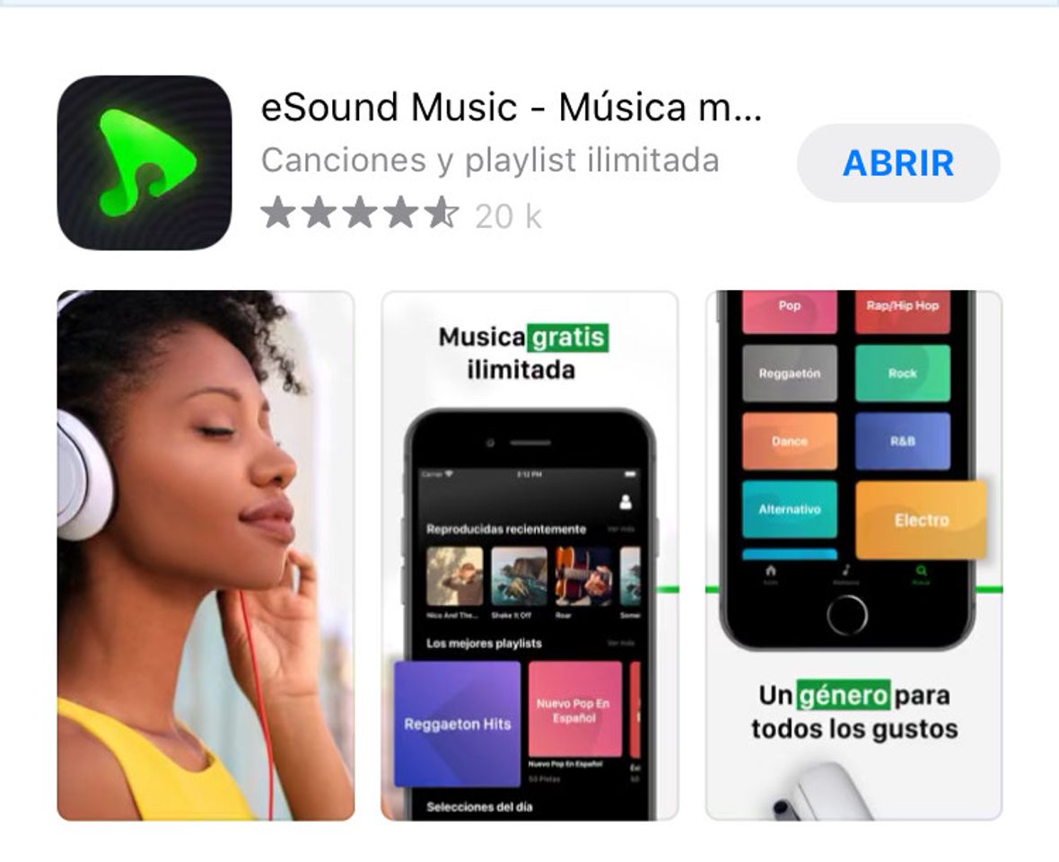 App eSound - Music Player App