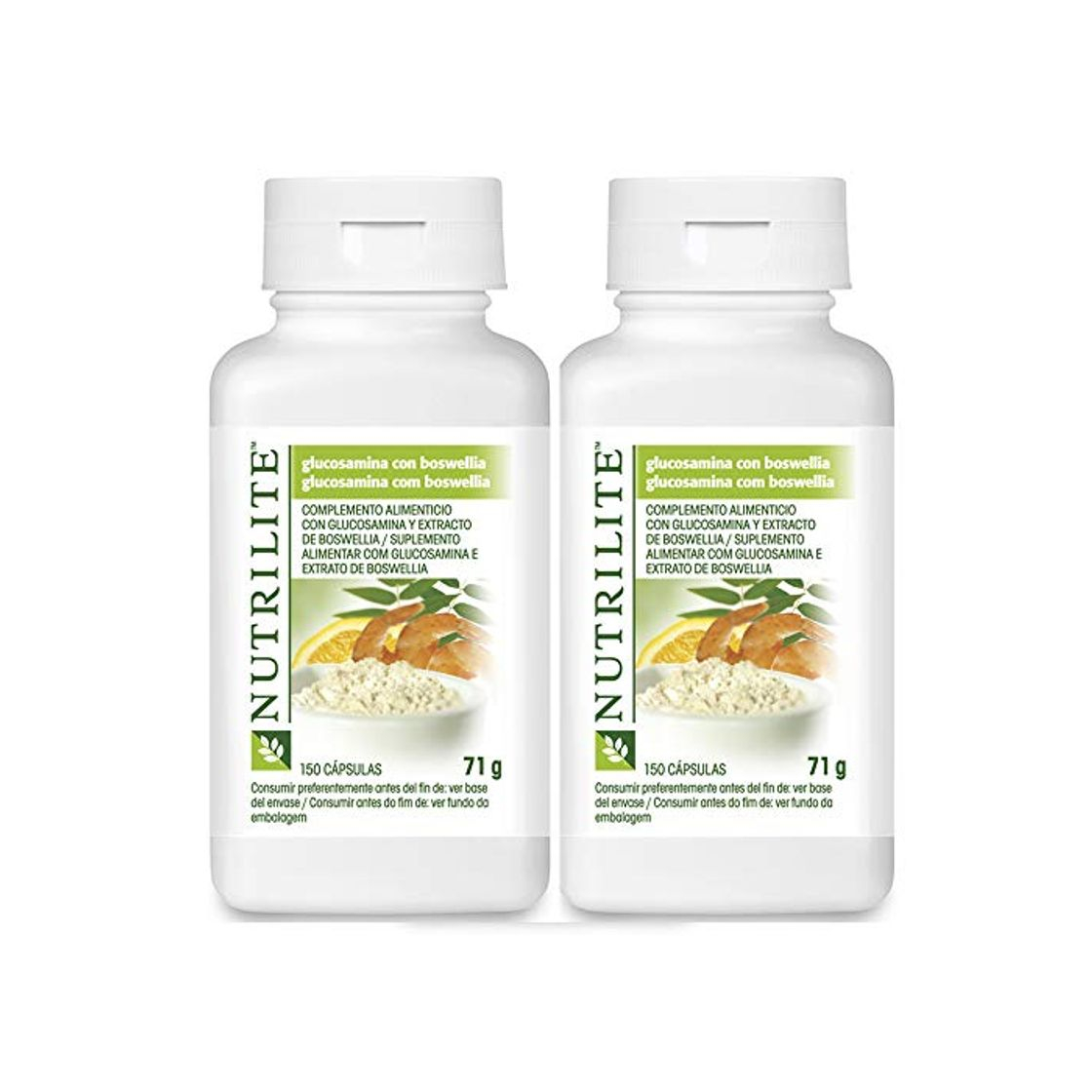 Beauty Pack 2 Glucosamina con Boswellia NUTRILITE 150 cápsulasx2 concentrado de Acerola de