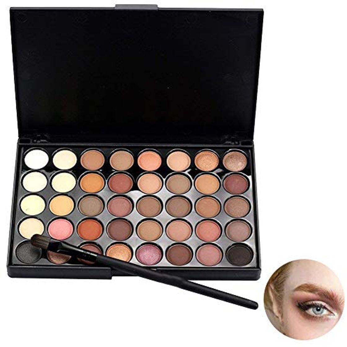 Product Hilai Cosmetic - Paleta de maquillaje de sombra de ojos mate con