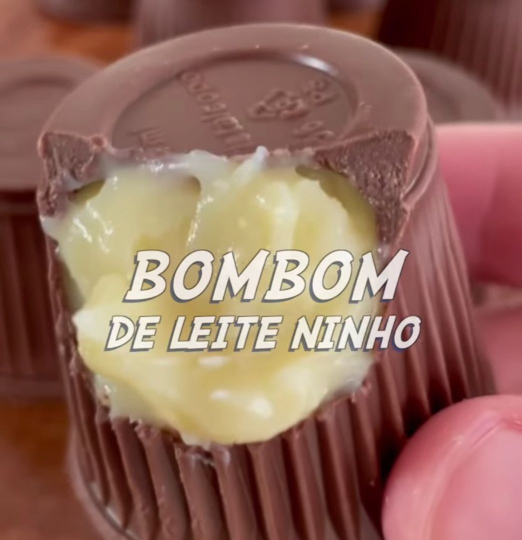 Moda bombom de leite ninho 