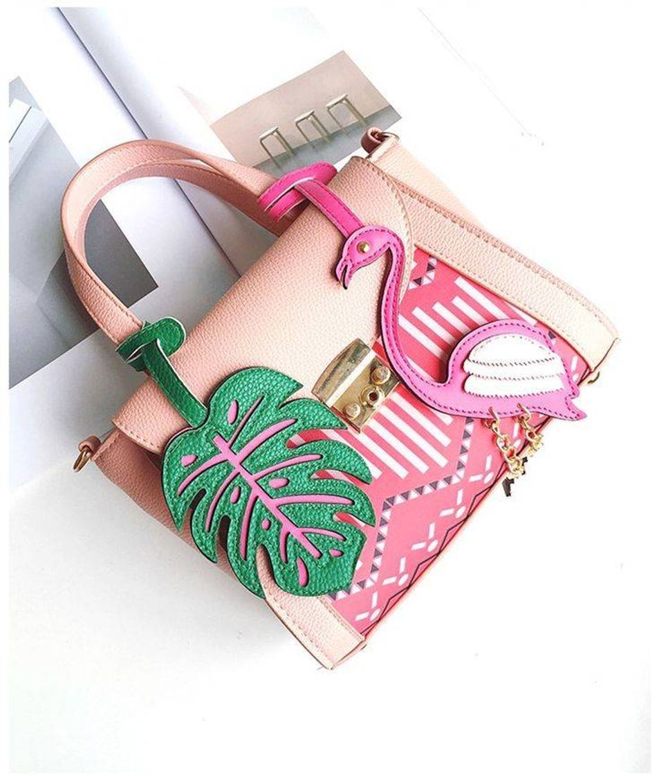 Fashion Bolsa flamingo.