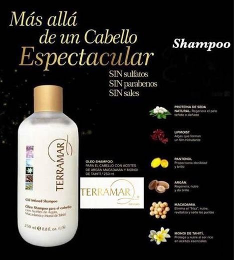 Shampoo mascarilla y oleo de argán TERRAMAR 