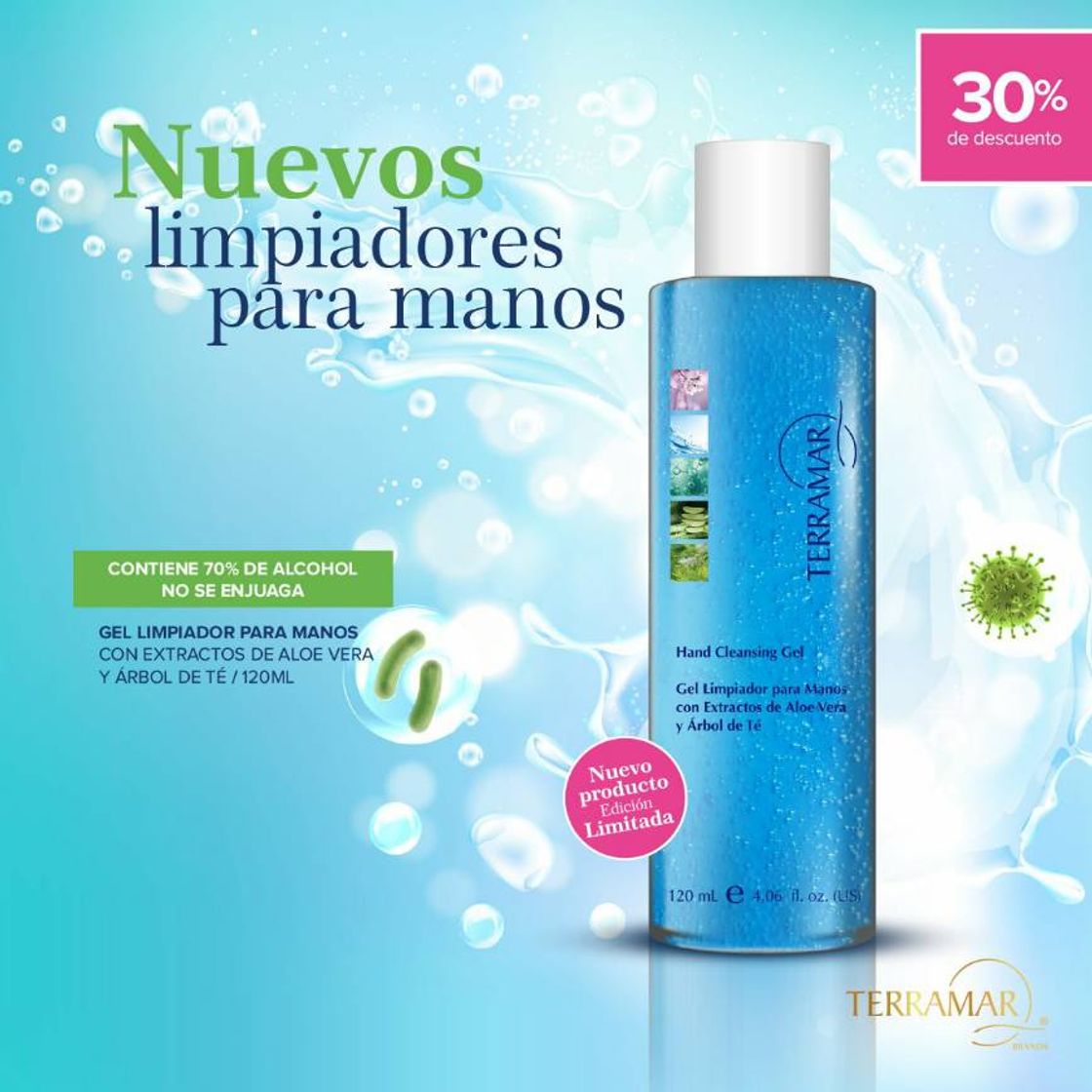 Moda Gel limpiador para manos