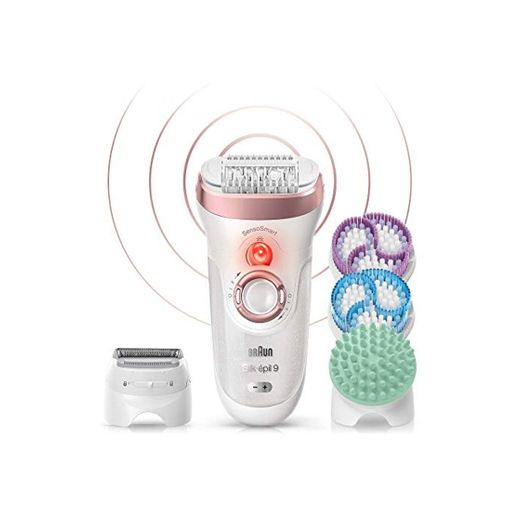 Braun Silk-épil 9 9/990 SkinSpa - Depiladora eléctrica inalámbrica 4 en 1