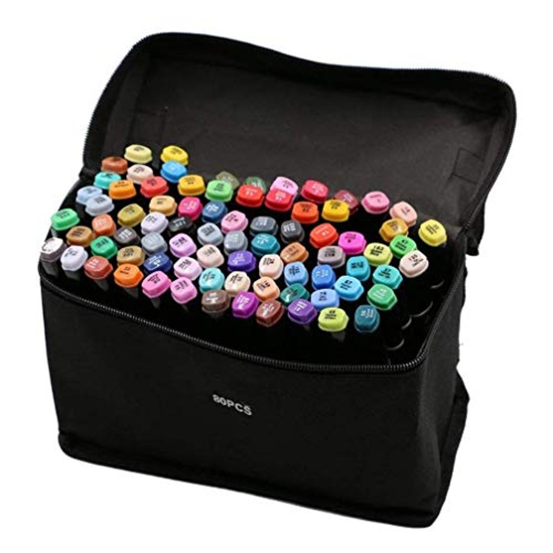 Social 80 color Marcador Arte Marker Pen Set Dibujo Rotuladores permanentes