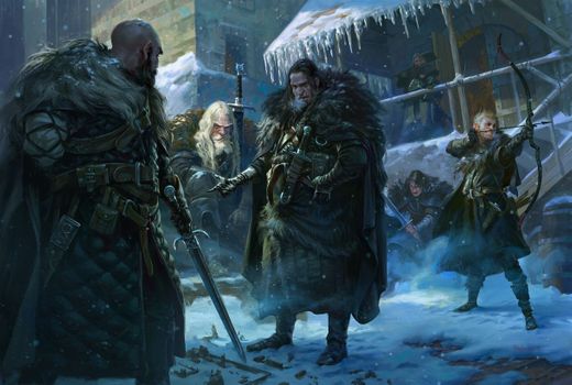 Night's Watch Heroes - Song of Ice and Fire boardgame ... - ArtStation