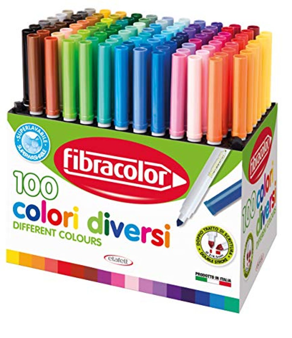 Product Fibracolor Coloración Plumas Colori Cónica Consejo de fibra de Super Washable- Caja