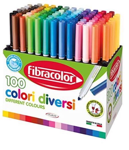 Fibracolor Coloración Plumas Colori Cónica Consejo de fibra de Super Washable- Caja