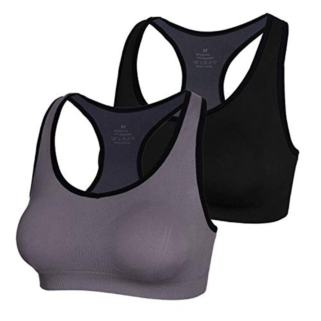 Moda Aibrou Sujetador Deportivo Mujer Push Up