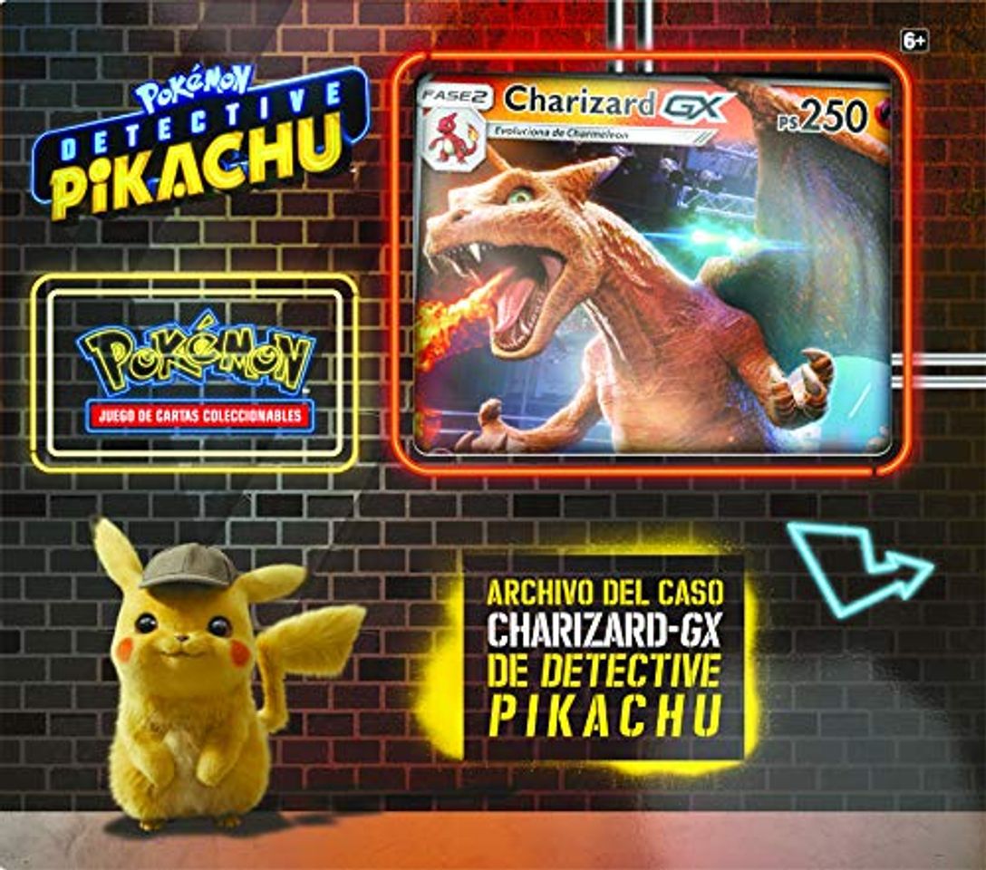 Producto Pokemon JCC - Archivo del caso Charizard-GX de Detective Pikachu