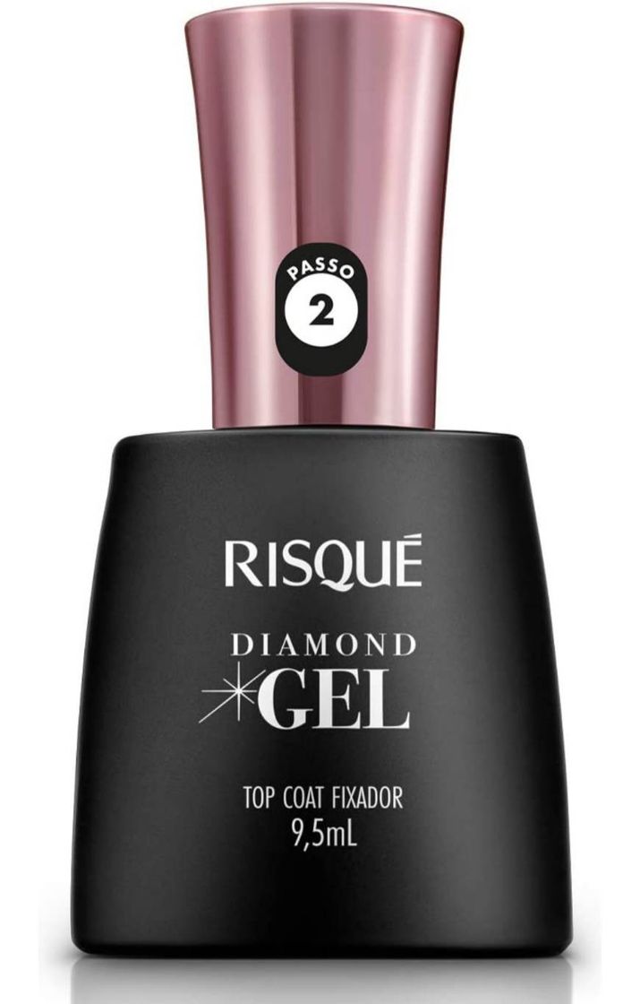 Fashion Risqué Top Coat Fixador Diamond Gel Cremoso - 9, 5 ml