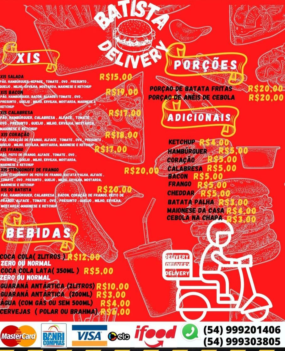 Restaurants Batista delivery Passo Fundo RS