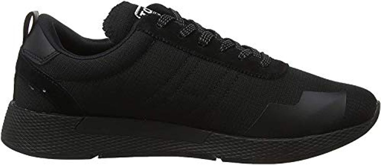 Fashion Tommy Hilfiger Flag Flexi Tommy Jeans Sn, Zapatillas para Hombre, Negro