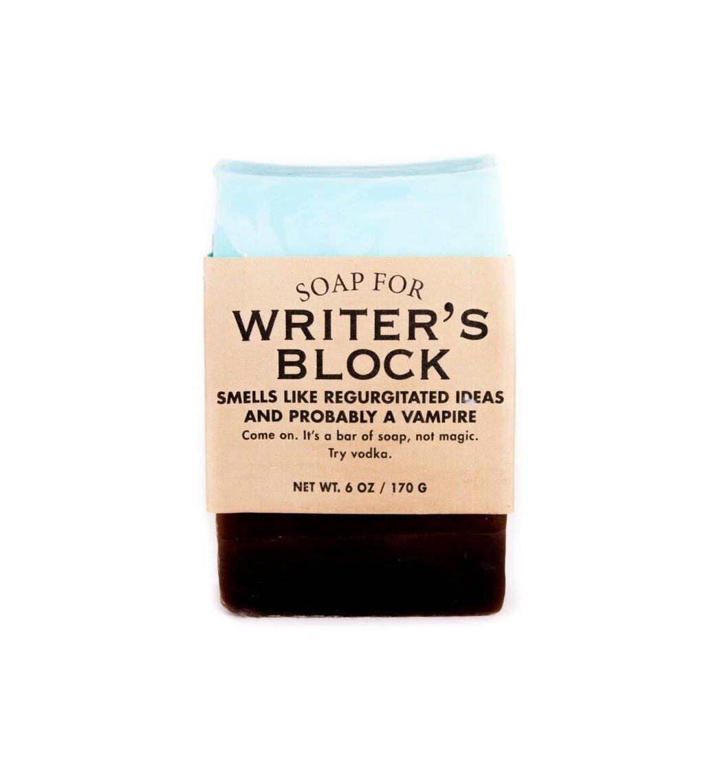 Producto Soap for Writer's Block😜