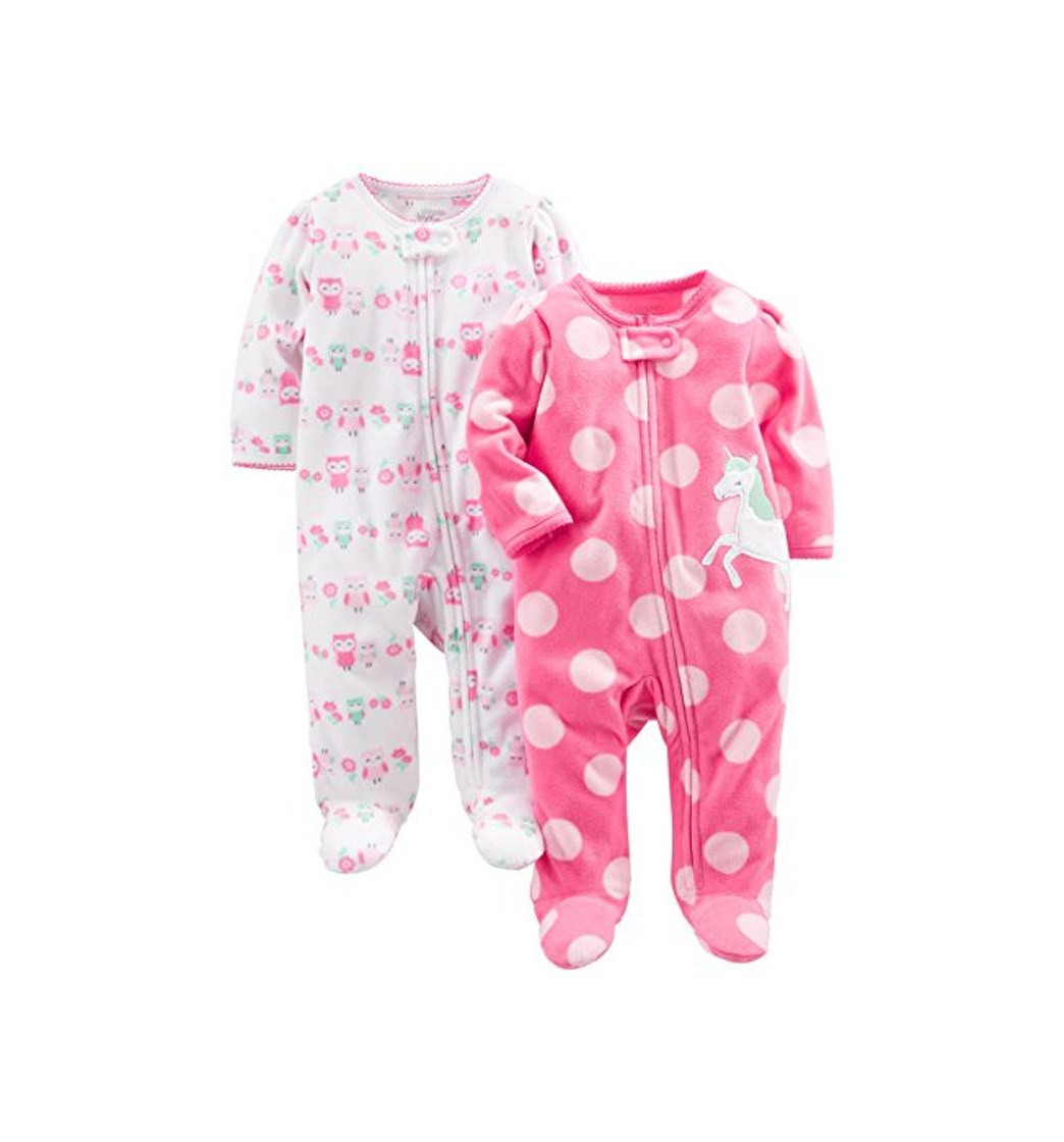 Social Simple Joys by Carter's Baby Girls paquete de 2 calcetines de forro