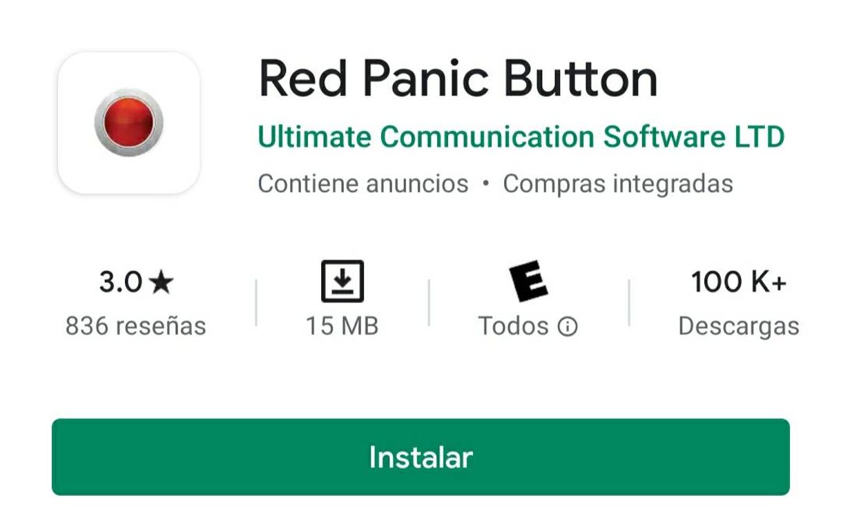 App Red Panic Button