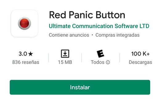 Red Panic Button