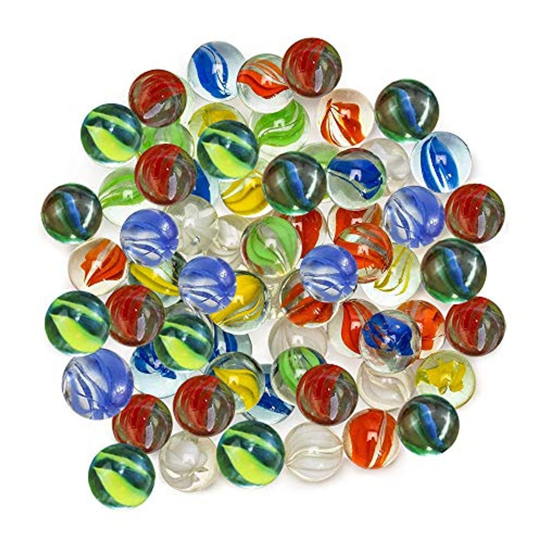 Social 100 pedazos Mármoles de Cristal Coloridos