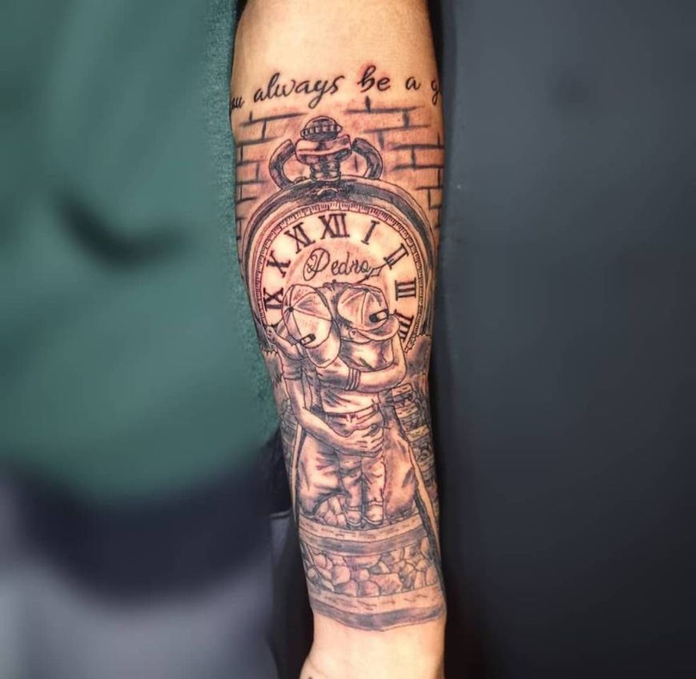 Social Tattoo pai e filho